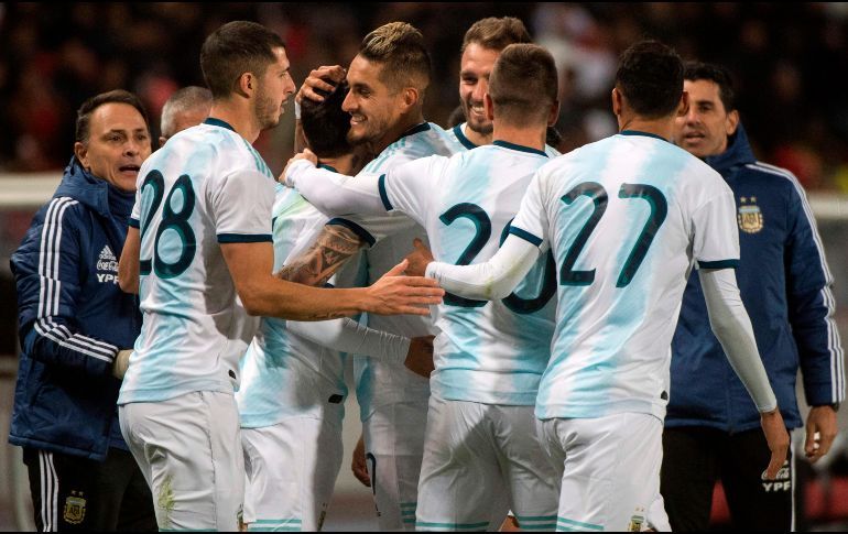Una gris Argentina sin Messi vence a Marruecos