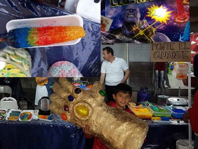 Crean elote y postre inspirados en Avengers