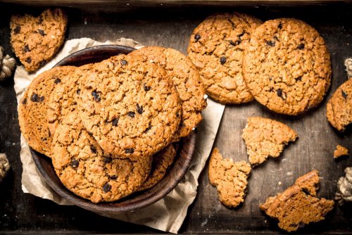 Galletas con avena y fresas