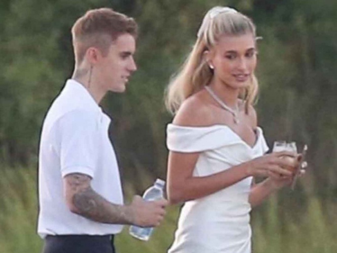 Justin Bieber y Hailey Baldwin realizan ensayo de boda