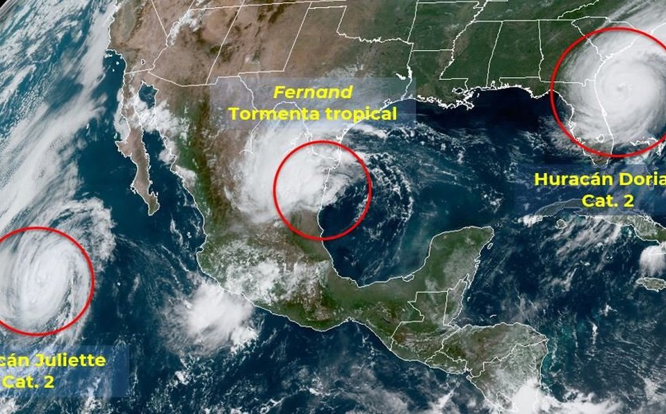 Tormenta tropical “Fernand” toca tierra en Tamaulipas