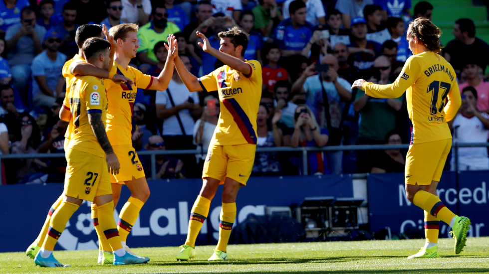 El Barcelona vuelve a saborear la victoria tras vencer al Getafe