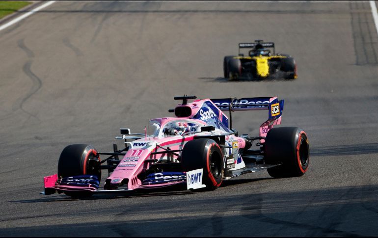 “Checo” Pérez saborea puntos con sexto lugar en GP de Bélgica