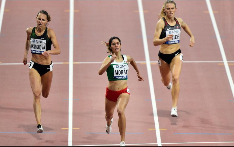 Paola Morán califica a semifinales de 400 metros en Doha